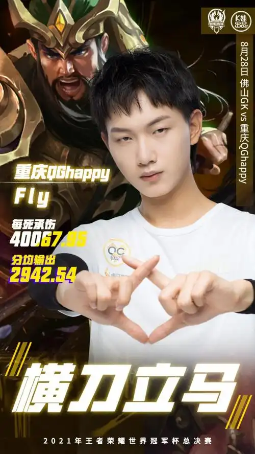 王者荣耀世界冠军杯总决赛倒计时3天:佛山gk vs 重庆qghappy