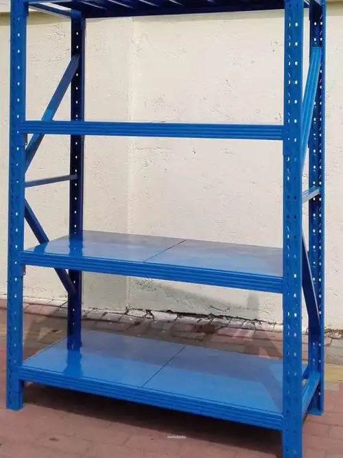 6成交36件货架仓库仓储置物架多层角钢金属储物架家用储藏室快递蓝白