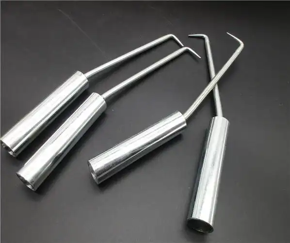 钢筋钩 钩子不锈钢钢筋钩子 亮面镀铬双轴承扎钩 扎丝勾 建筑绑钩