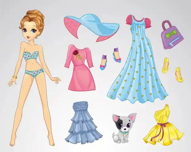 纸娃娃换装资源分享