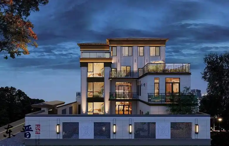 别墅外立面|空间|建筑设计|东晋效果图 - 原创作品 - 站酷 (zcool)