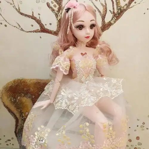 芭比娃娃大号100厘米公主超大公仔软胶可爱毛绒穿衣服玩具60cm星薇