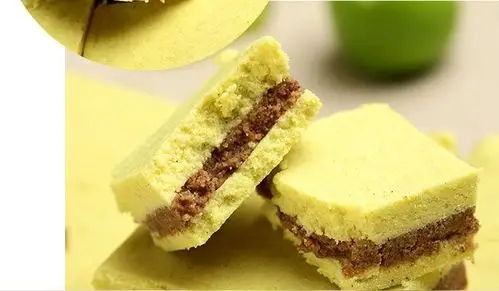 云南特产昭通绿豆糕月中桂手工传统糕点心老式正宗小时候500g盒装