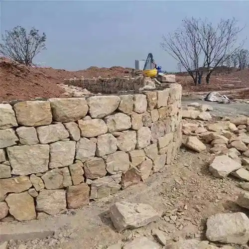 浆砌片石垒墙石 红色干砌片石 景观毛石挡墙】价格_厂家 - 中国供应商