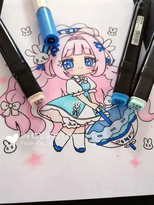 迷你世界梦歌简笔画q版