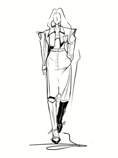 服装设计线稿临摹
