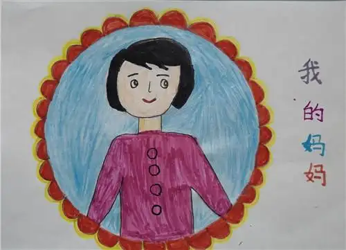 妈妈你在我心中是最美的济南高新区伯乐实验学校开展为母亲画像活动