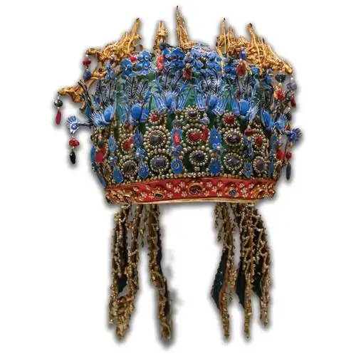 夜赏宝贝晚安之明孝端皇后九龙九凤冠