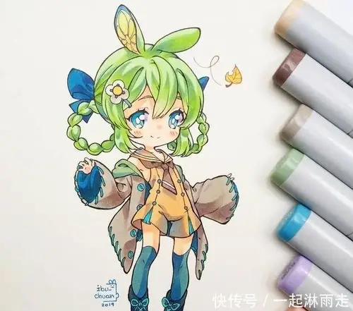 可爱q版动漫人物怎么画超可爱的q版人物萌图新手临摹用