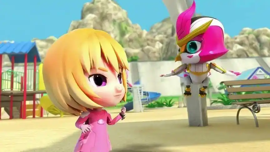 猪猪侠:看到小菲菲变身火焰鹤,猪猪侠也想骑阿五,结果被阿五骑