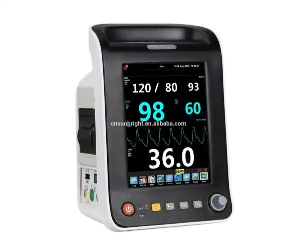 病人监护仪远程健康监测系统与 spo2   心电图   resp   温度   血压