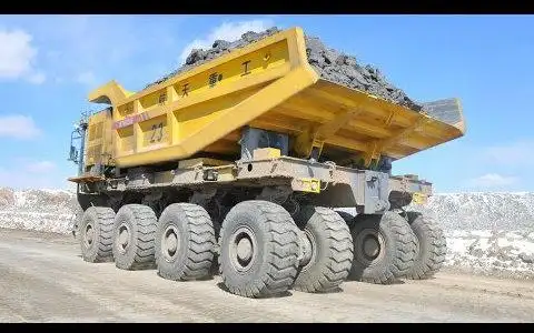 航天重工wtw220e矿山车,中国最大的卡车_哔哩哔哩_bilibili