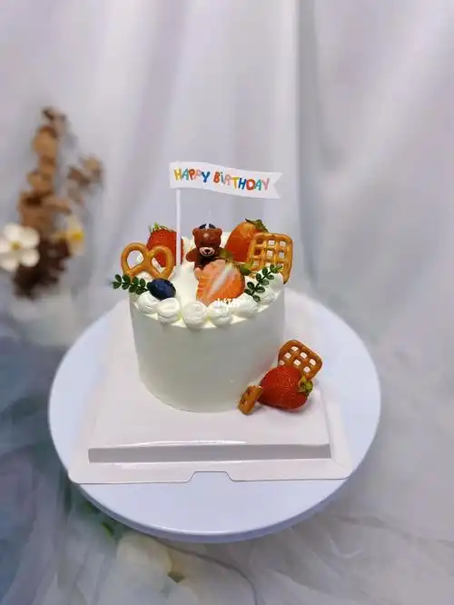 4寸简约蛋糕生日蛋糕