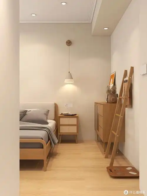 主卧装修|muji风奶茶色卧室,温柔治愈