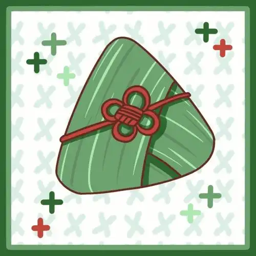 简笔画教程超简单国风端午节粽子