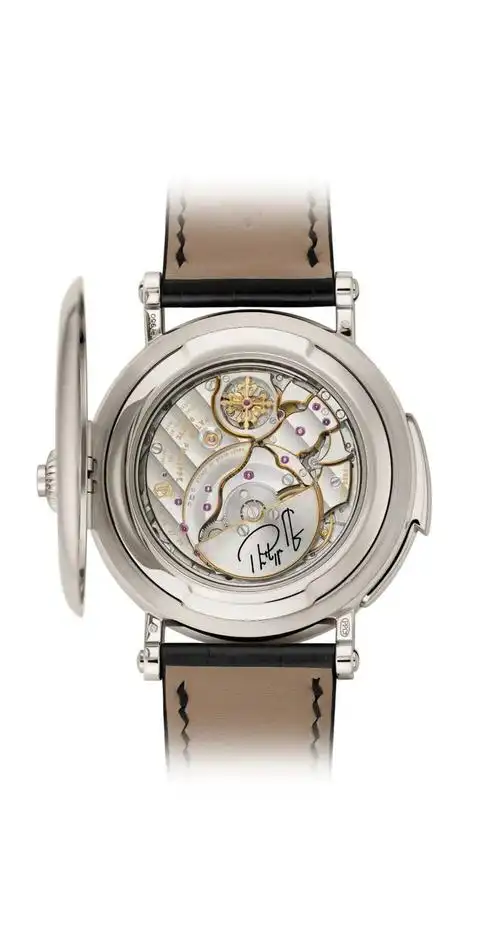 如父如子深情的生辰之礼百达翡丽发布ref1938p001三问报时闹钟腕表