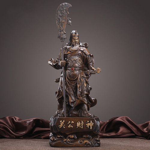 关公像关羽武财神爷佛像摆件招财镇宅家用客厅办公室店铺饭店神像