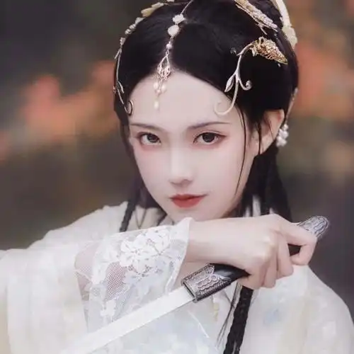 图片霸气女拿刀 霸气照片 冷酷女-图片大观-奇异网