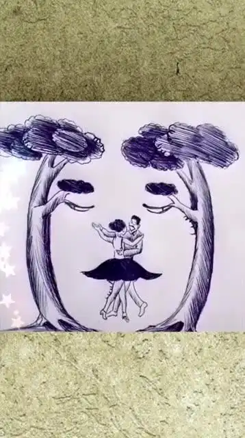 看图找人脸,据说找出五张,智商堪比爱因斯坦,可惜我才找到三张