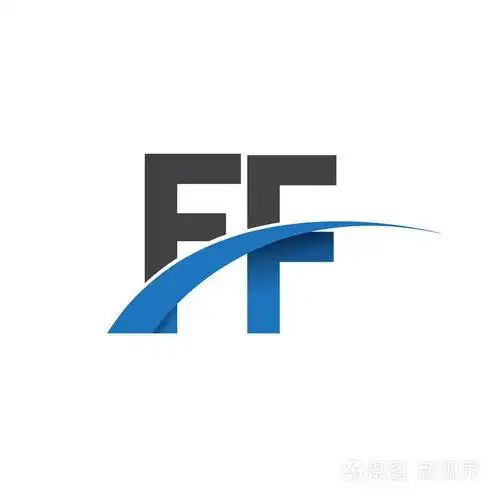 ff字母标志,为您的业务和公司的初始标志标识