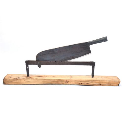 锻打家用多功能铡草刀铡刀切草大闸刀老式 铡其他刀刀 手动切中药