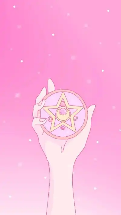 美少女战士 水冰月 银水晶 壁纸 粉色