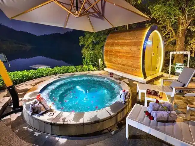 东莞塘厦三正半山酒店    欧式花园露天温泉