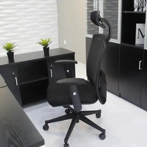 胜迪办公家具 办公桌 大班台主管桌 经理桌黑色加厚老板桌 简约