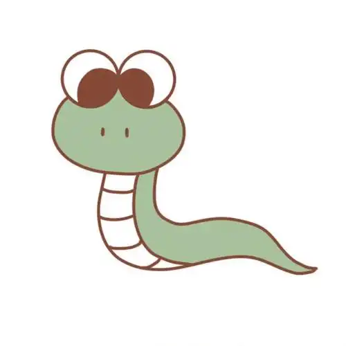 96绘画小课堂|小青蛇97简笔画分享