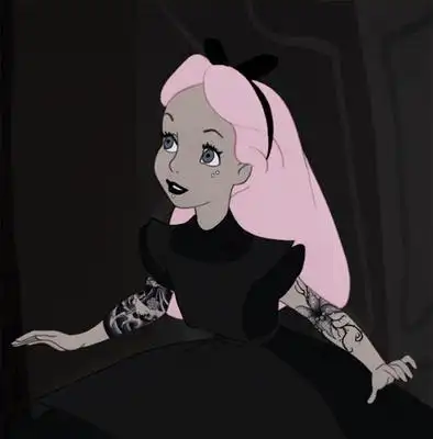 迪士尼公主朋克黑暗童话allu