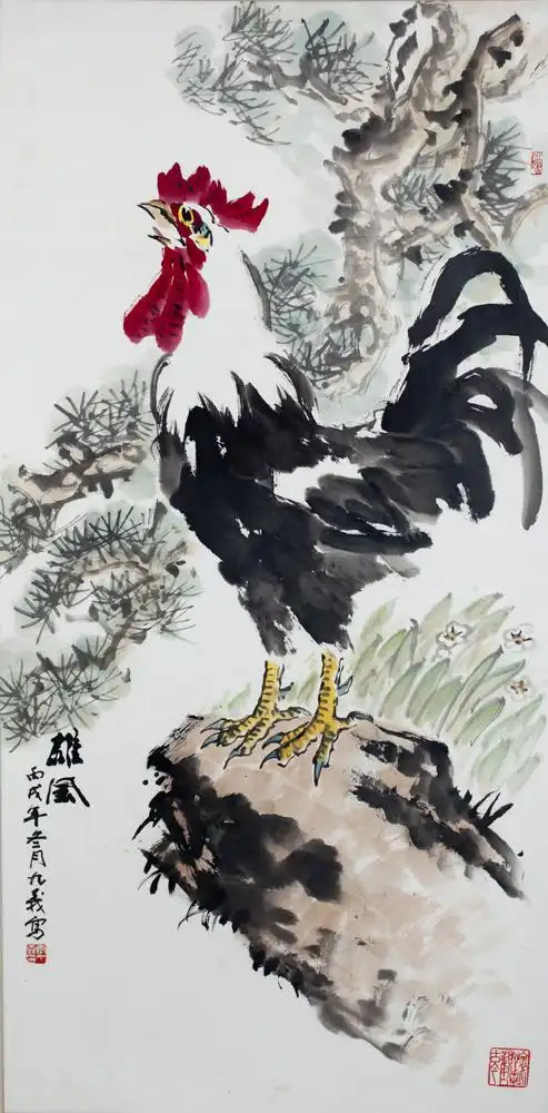 李九义 雄风(公鸡图)