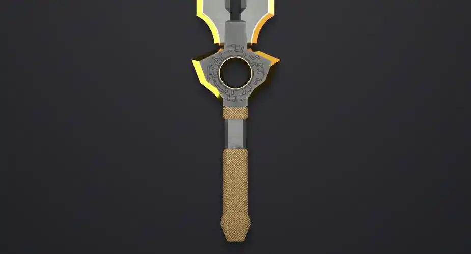 科幻匕首3d模型