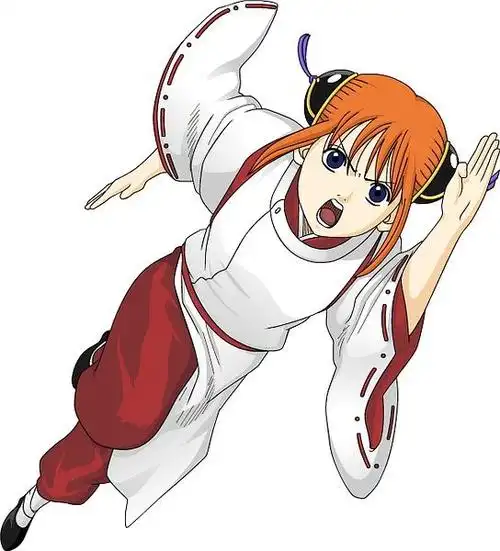 终于画到神乐了.但是为嘛是全身.还这个动作.还补手.