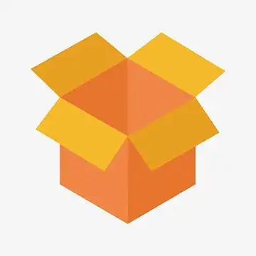 黄色卡通盒子卡通元素