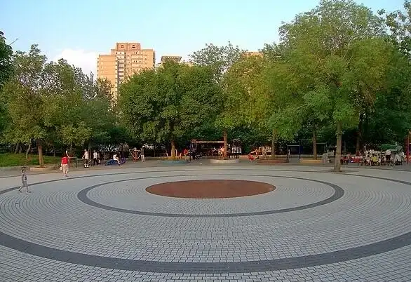 创意住宅区小广场设计效果图