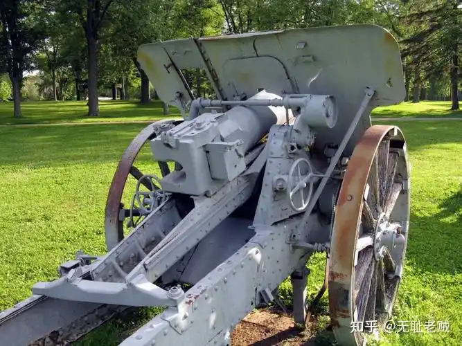 一战德国105毫米与150毫米口径的重炮