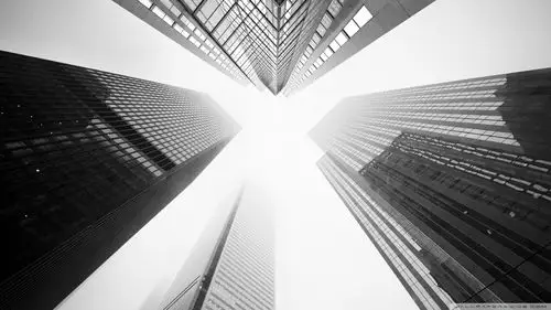 单色(toronto,skyscraper,sky,photography,depth of field,building