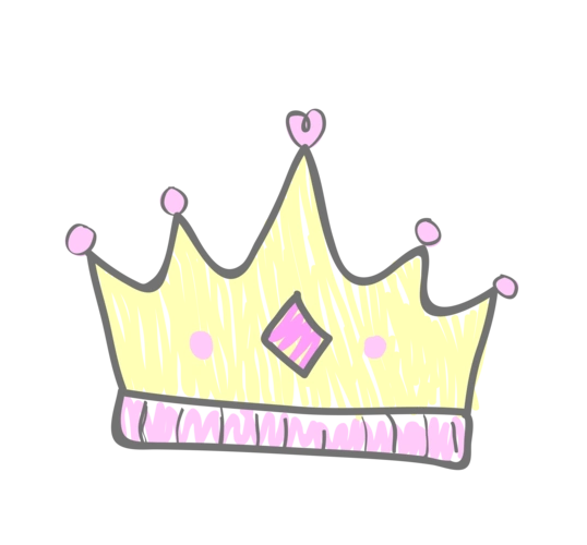 矢量卡通甜美涂鸦皇冠图片