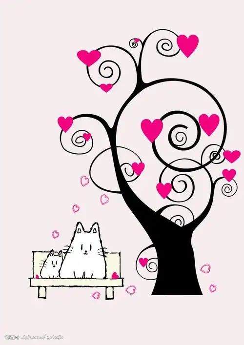 可爱树矢量图__矢量素材_其他矢量_矢量图库_昵图网nipic.com