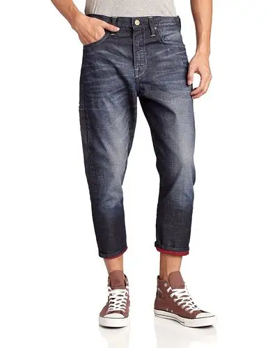 lee 男式 修身低腰牛仔裤 l11891d33n7