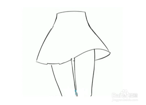 怎么画一条立体感十足的女生短裙?