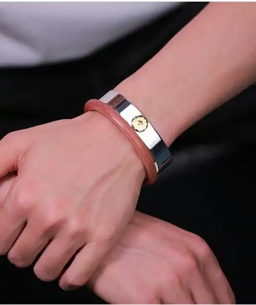 一生之环复刻高桥吾郎goros皮手环枥木鞍革皮环男女手镯sn7818l码适合