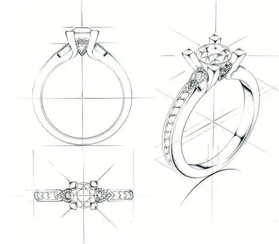 戒指立体图结构练习图分享