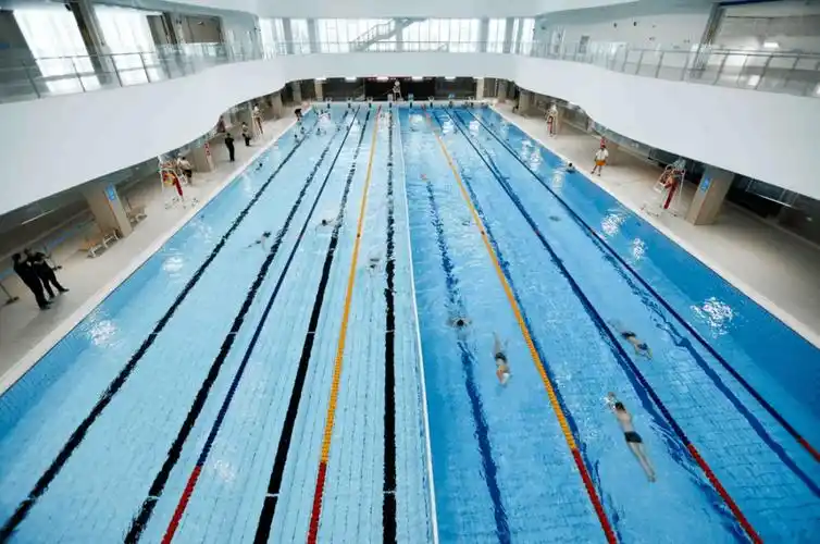 徐家汇体育公园游泳馆,新建综合体大部分场地都已对外开放.