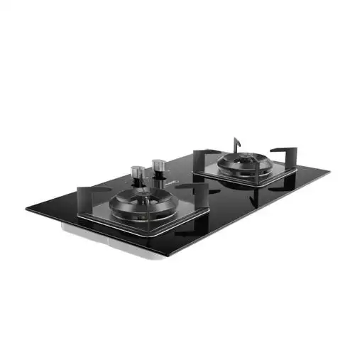 美的燃气灶 jzt-qg51 嵌入式 双头 天然气 一级能效 电池