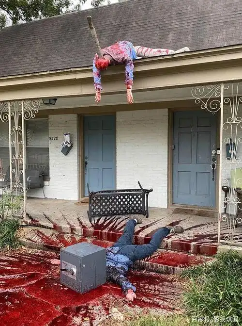 万圣节突然出现"凶杀"现场,被多次报警!结果让人意外