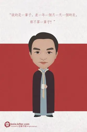 张国荣电影角色   卡通肖像|肖像漫画|动