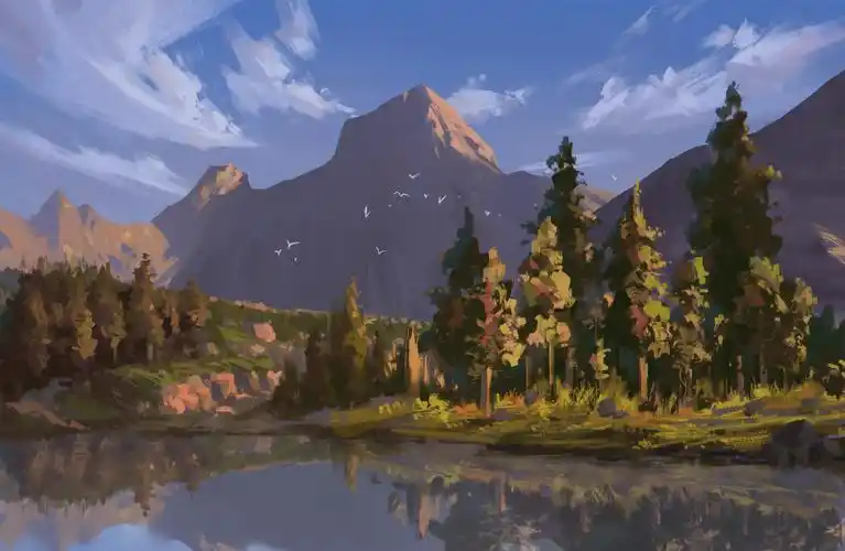 写生风景.|插画|游戏原画|绘画的苏航 - 原创作品 - 站酷 (zcool)