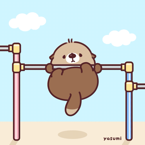 小水獭系列gif动图表情包