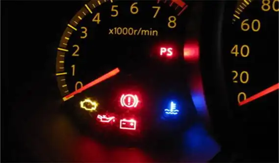 点火警告灯红了什么意思?